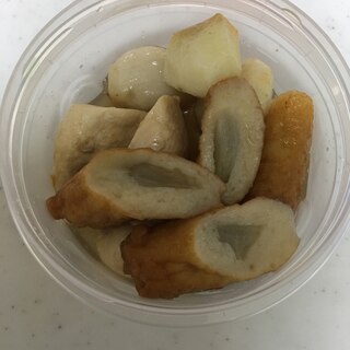 鶏のささみと里芋とごぼう天の煮物(*^^*)☆